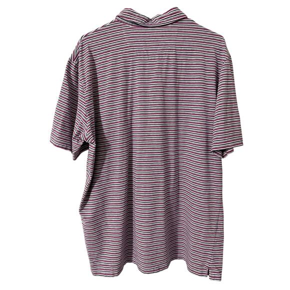 Johnnie-O Grady Striped Polo in Chateau Size XL - Picture 2 of 6